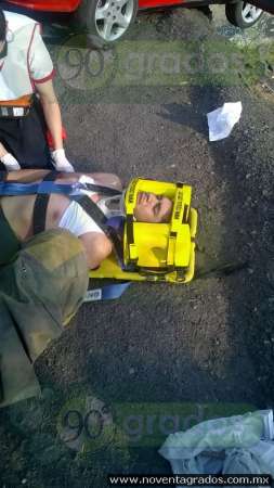 Choque sobre el libramiento norte de Morelia deja una persona lesionada - Foto 3 