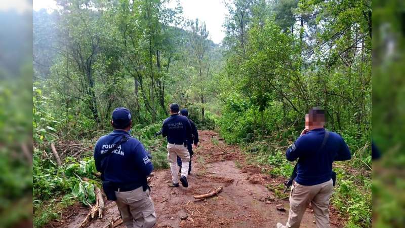 Localizan fosas clandestinas con restos humanos en brecha de Chilchota-Huecato 