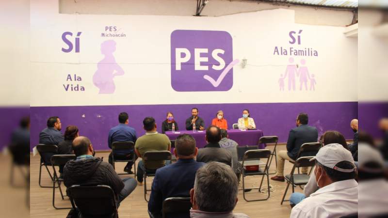 La diputada Rocío Beamonte Romero, se presenta ante estructura del Partido Encuentro Solidario 