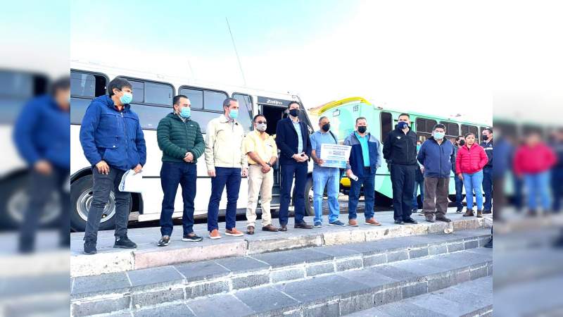 Transporte público de Michoacán y Ayuntamiento de Morelia suman fuerzas para recuperar el orden de la ciudad  