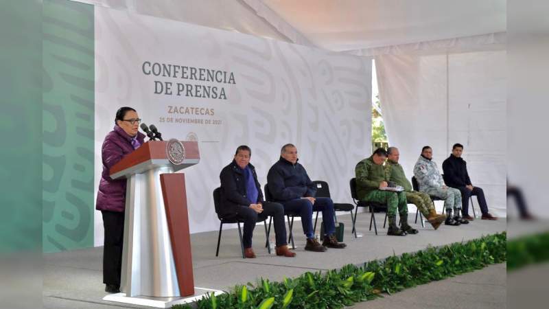 Gobierno de México trabajará para que mujeres y niñas tengan una vida libre de violencia: SSPC 