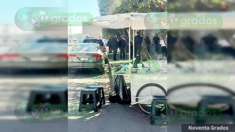 Taquero es atacado a balazos frente al Cbtis 52 en Zamora, Michoacán 