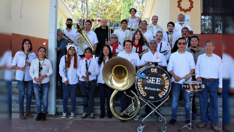 La Orquesta de Alientos, única de su tipo adscrita a una secretaría de educación estatal