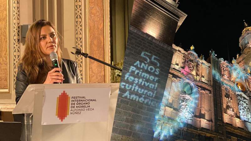 Inauguran edición 55 del Festival Internacional de Órgano de Morelia