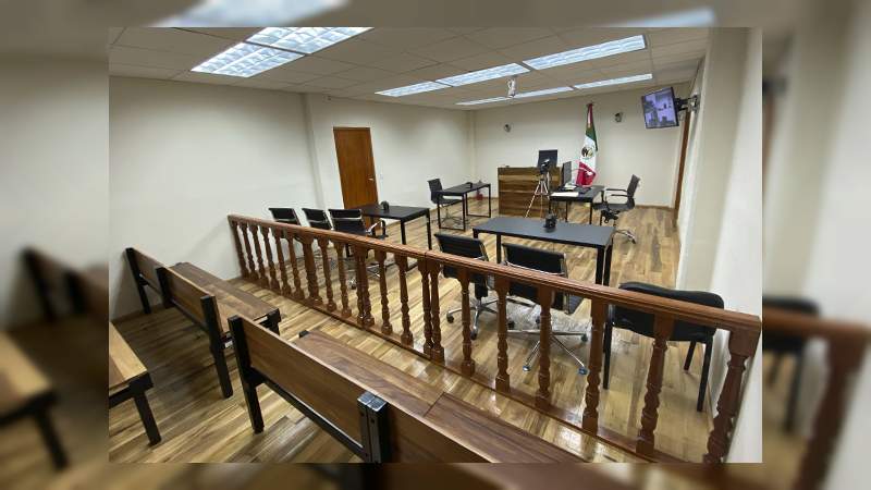 Supervisan Unidad de Gestión y salas de oralidad penal de La Piedad, Michoacán 
