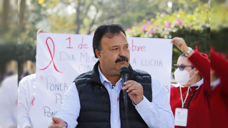 Realizan concientización sobre Día Mundial de la Lucha Contra el Sida, VIH/SIDA, en Pátzcuaro 