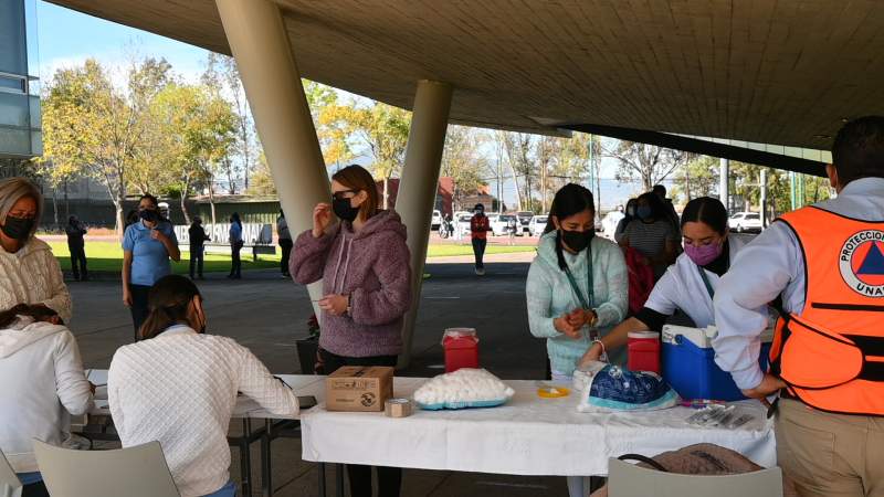 Aplicadas cerca de 300 vacunas contra la influenza en Campus UNAM Morelia