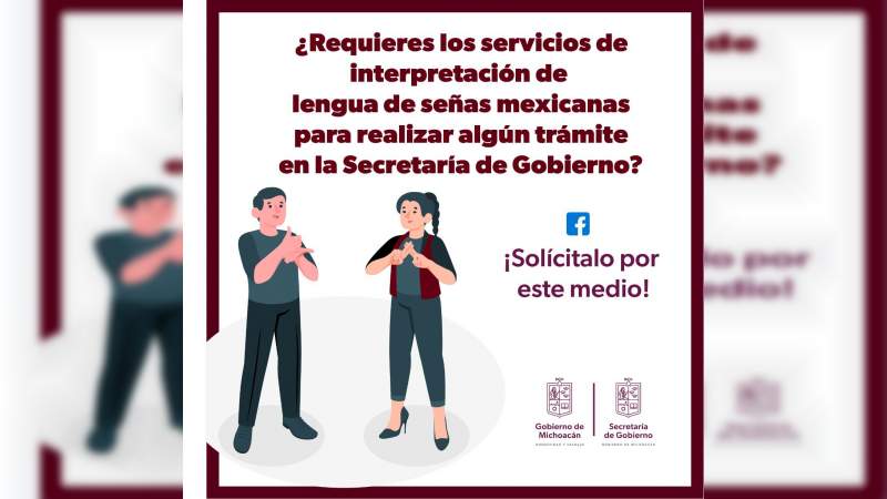 Ofrecerá Segob servicios de intérpretes de lengua de señas para atención al público  