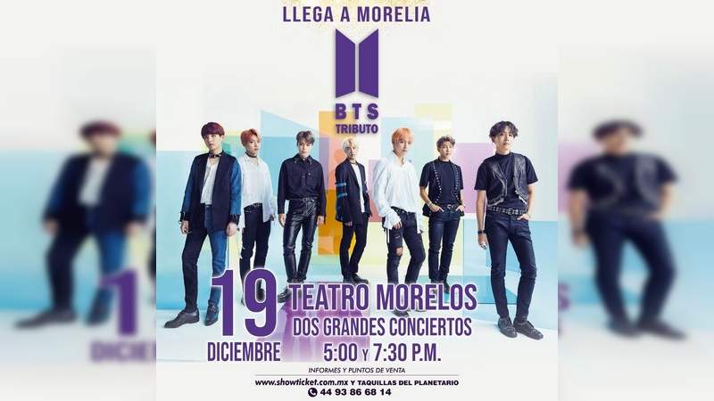 Realizarán tributo a BTS en Morelia 