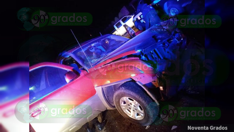 Choque en Zitácuaro, Michoacán deja un muerto y dos heridos