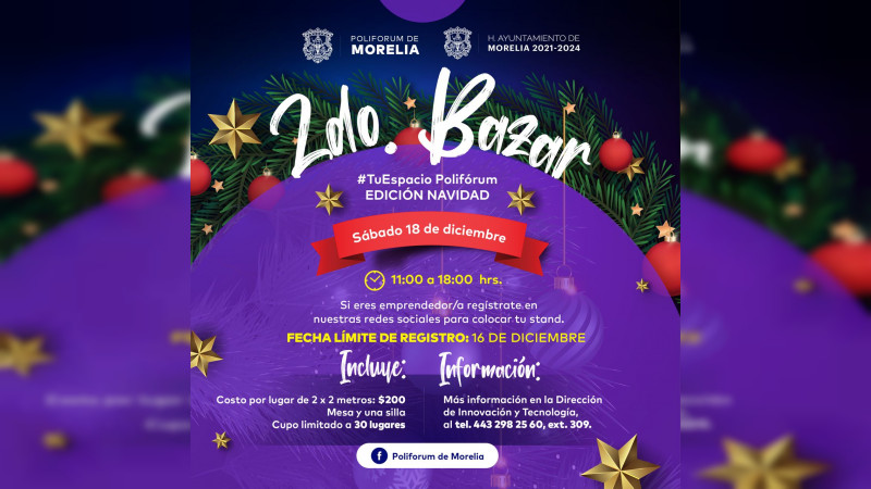 Invita Polifórum de Morelia a su “Gran Posada”