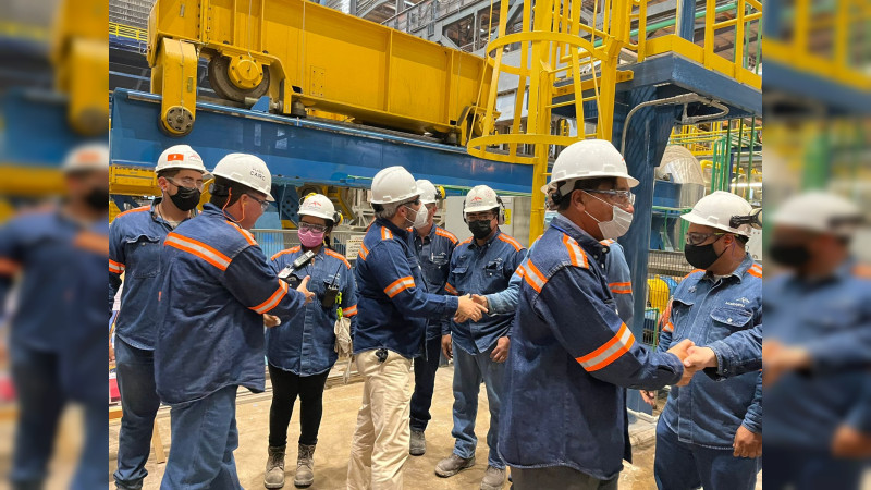 Inician producción de acero laminado de ArcelorMittal en Lázaro, Cárdenas 
