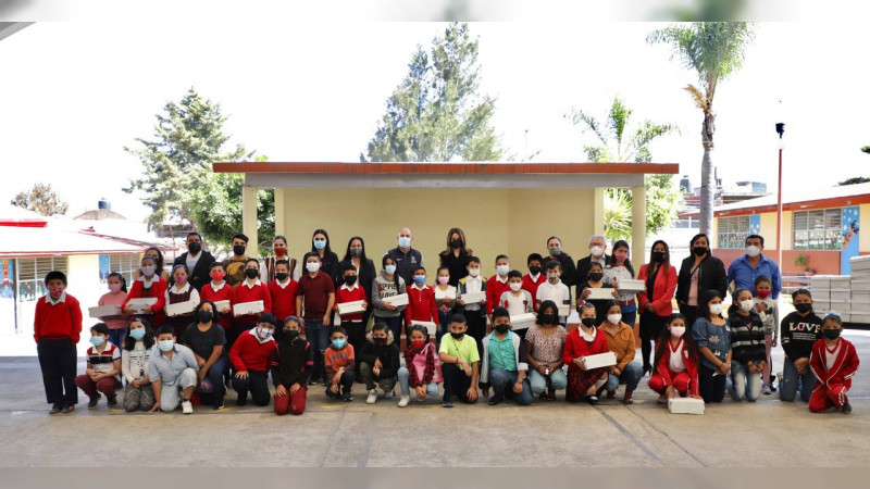 Entregará Gobierno de Morelia zapatos escolares a niñas y niños de educación básica 
