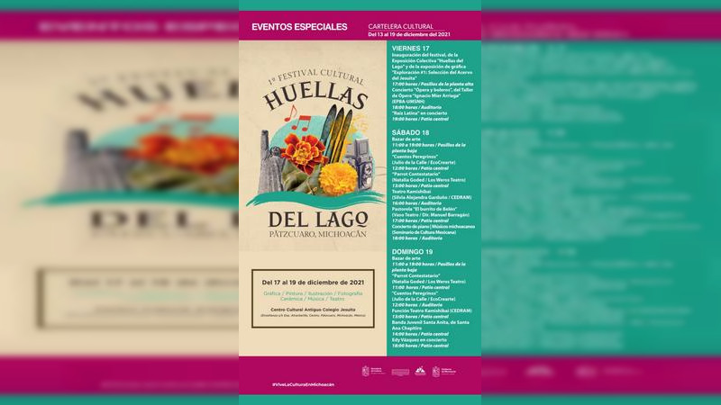 Invitan a vivir el Festival Huellas del Lago 