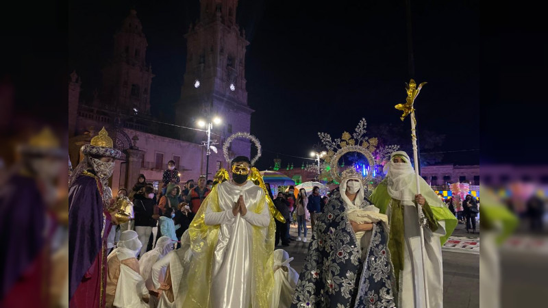Tradiciones y unión familiar, se vivieron en Morelia con la Pastorela Ambulante