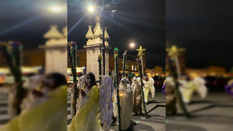 Tradiciones y unión familiar, se vivieron en Morelia con la Pastorela Ambulante