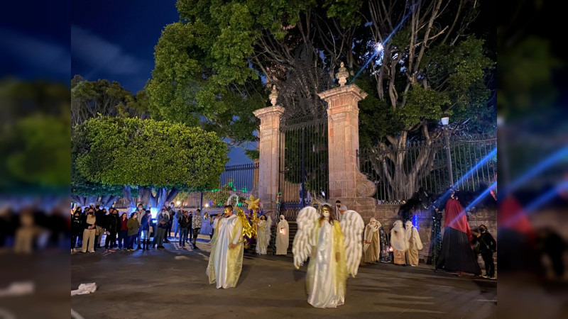 Tradiciones y unión familiar, se vivieron en Morelia con la Pastorela Ambulante