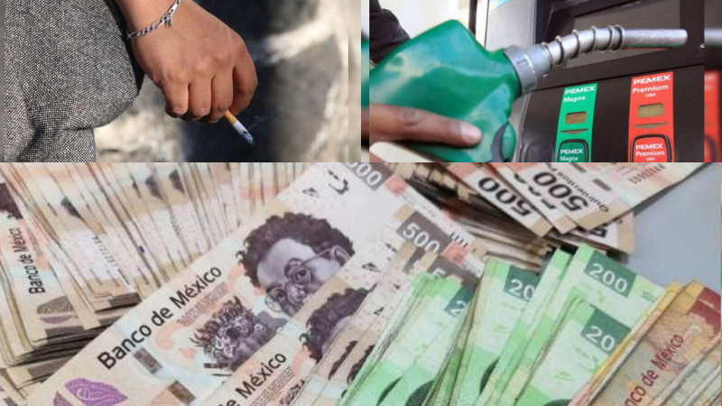 Anuncian aumento en el impuesto a cigarros, gasolina y refresco 