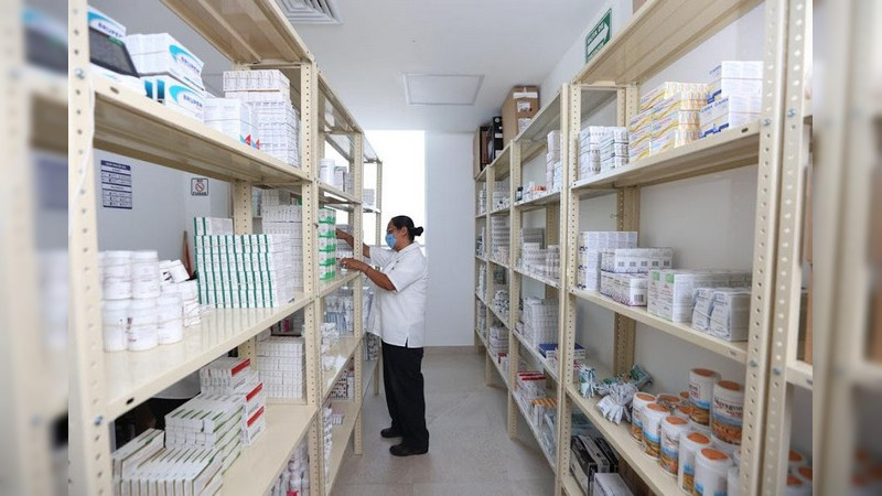 En Michoacán; unidades médicas de primer y segundo nivel, por arriba de la media nacional en abasto de medicamentos