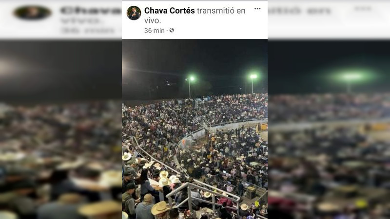 Con nulas medidas sanitarias se presenta Banda el Recodo en Charo 