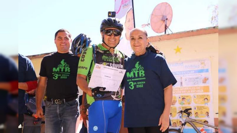 Diputada Julieta Gallardo inauguró la tercera edición del Reto Ciclista  