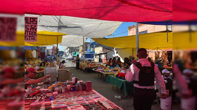 Fueron retirados de vía pública 160 puestos por Día de Reyes en Morelia
