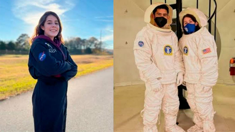 ¡Orgullo mexicano! Raquel viajó a la NASA para asistir a programa aeroespacial 