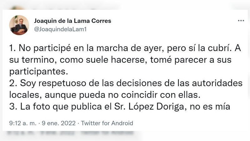 Delegado de Segob “cubre” manifestación contra reemplacamiento en Querétaro