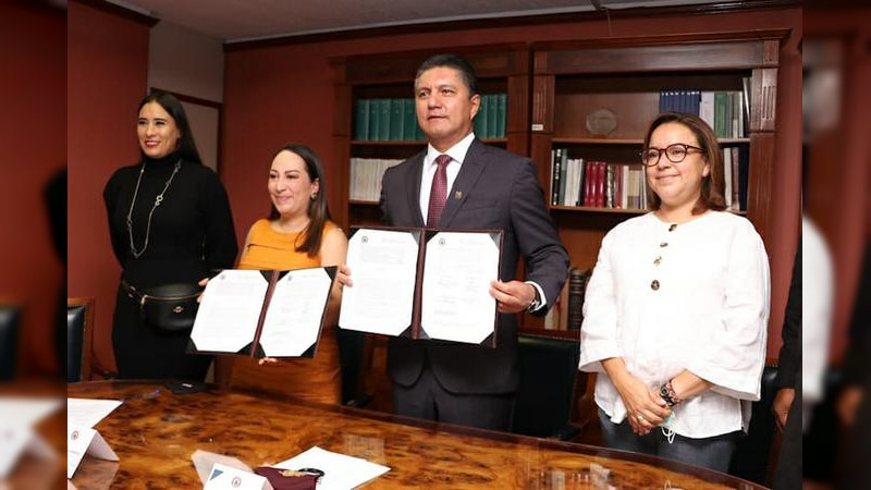 DIF Michoacán y UMSNH firman convenio de colaboración  