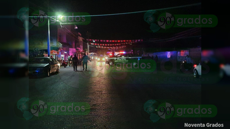 Masculino es asesinado a balazos en la colonia Linda Vista de Zamora  