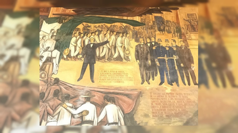 Murales de Palacio de Gobierno de Michoacán, obra del maestro Alfredo Zalce 