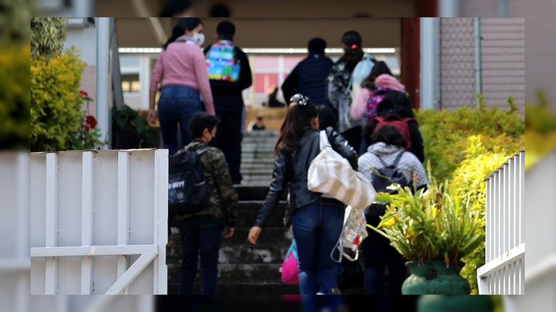 Clases presenciales continúan en Michoacán; SEE pide cumplir con protocolo sanitario 