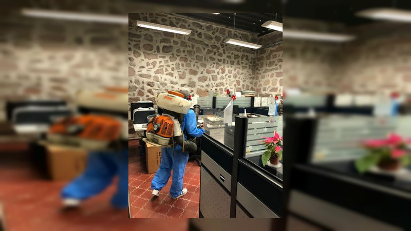 Ayuntamiento de Morelia, Michoacán, mantiene fumigaciones contra el mosquito portador del dengue