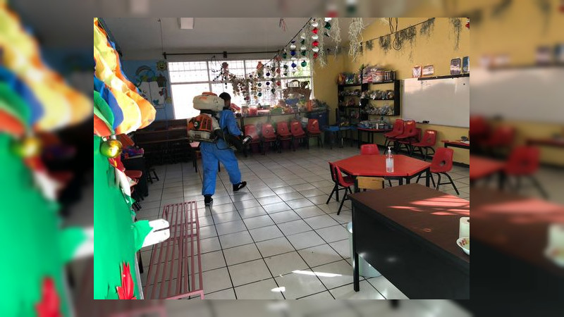Ayuntamiento de Morelia, Michoacán, mantiene fumigaciones contra el mosquito portador del dengue