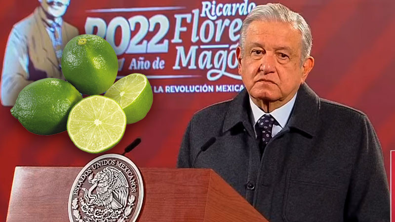 AMLO asegura que no uso tanto limón en su remedio con miel, porque está caro 