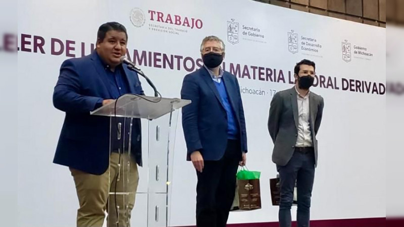 Capacitan al sector empresarial de Michoacán en materia laboral del T-MEC