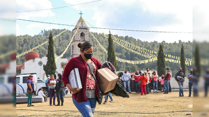 Familias en situación de vulnerabilidad son apoyados por el DIF en Zinapécuaro  