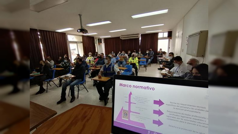 El CRUM busca coordinar los servicios de emergencias en Uruapan 