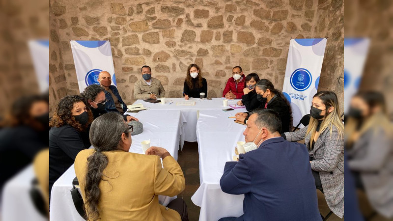 SeCultura Morelia se reúne con foros culturales para regularizar sus licencias de trabajo 