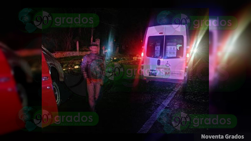 Choque en Zitácuaro, Michoacán deja tres heridos; entre ellos un menor