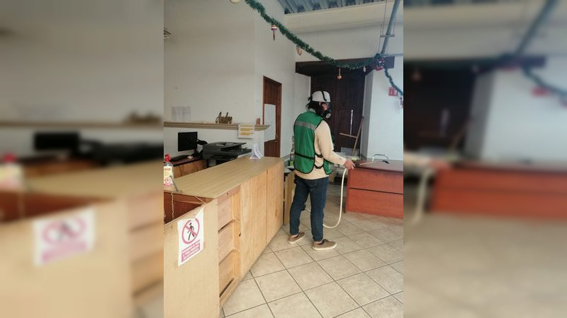  Pátzcuaro continua con las acciones preventivas en contra del Covid-19  