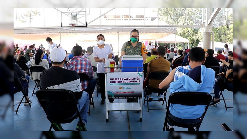 Este lunes, Morelia, Michoacán; arranca vacunación anticovid en cuatro macro módulos   