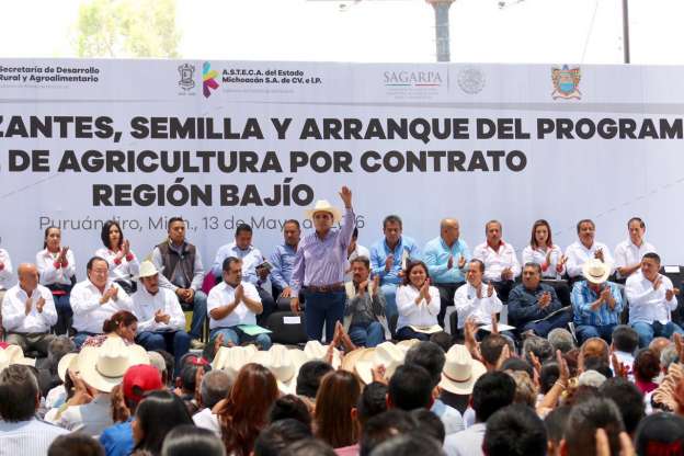 Gobierno del estado destinará apoyos necesarios para mejorar el campo michoacano 
