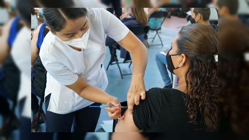 Al 81.09%, avance de vacunación contra la influenza en Michoacán 
