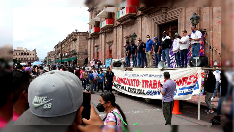 CNTE anuncia movilización masiva para 27 y 28 de enero, en Morelia 