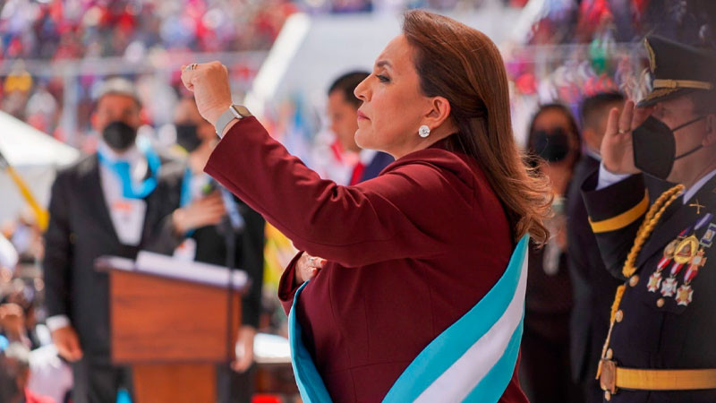 Xiomara Castro tomo posesión de la presidencia de Honduras 