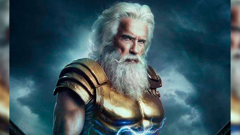 Arnold Schwarzenegger revela en nuevo póster como Zeus, el proyecto aún es un misterio 