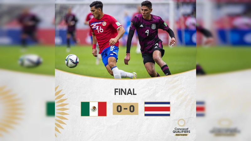 Empatan sin goles México y Costa Rica 