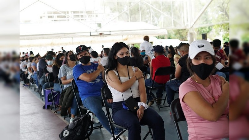 Más de 2.5 millones de michoacanos han completado esquemas de vacunación anti COVID-19 