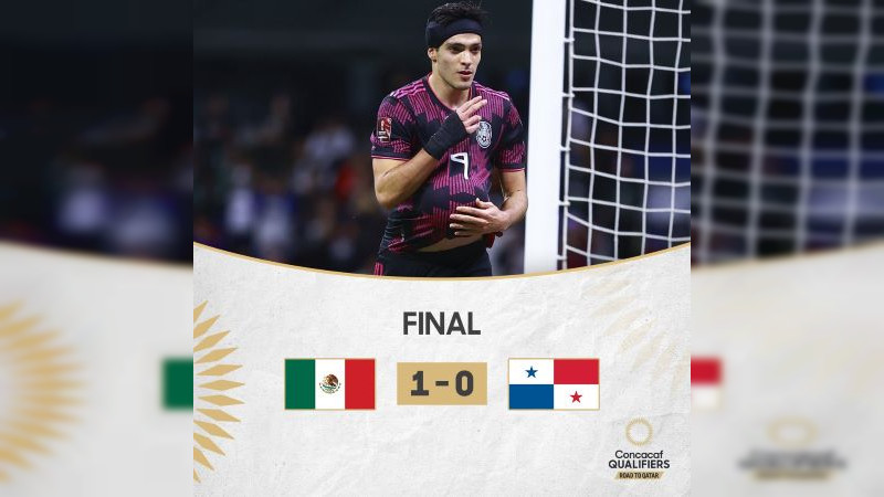 México vence 1-0 a Panamá en la eliminatoria para Qatar 